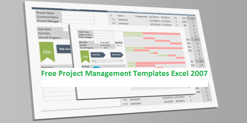 Free project tracking excel templates